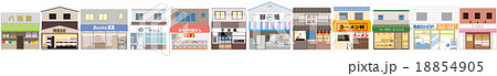 商店街03_店舗のみ 商店街03_店舗のみ 18854905