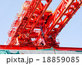 Red Gantry Crane 18859085
