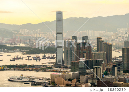 Sunset Cityscape of Hongkong 18860239