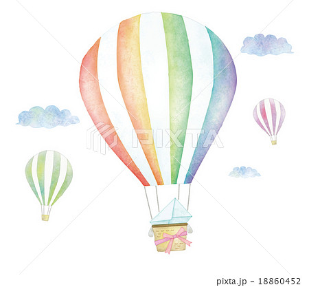 最高の無料イラスト 心に強く訴えるおしゃれ 気球 イラスト かわいい