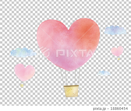 Heart balloon illustration - Stock Illustration [18860454] - PIXTA