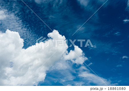 white fluffy clouds with background blue sky white fluffy clouds with background blue sky 18861080