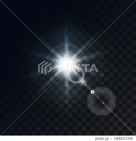 Vector bright star on a dark background 18862208