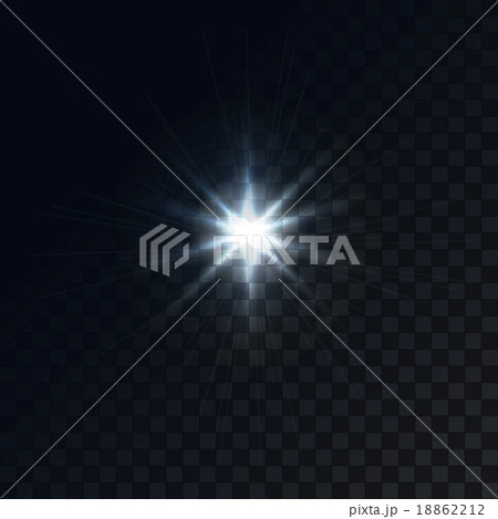 Vector bright star on a dark background 18862212