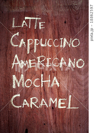 Coffee menu handwritten Coffee menu handwritten 18862597