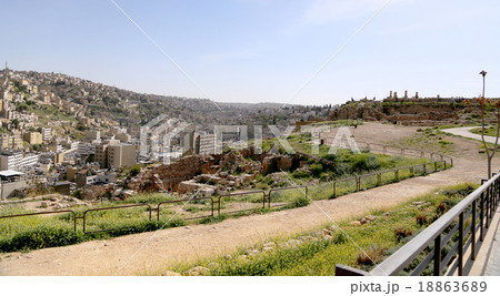 view of Amman's skyline, Jordan 18863689