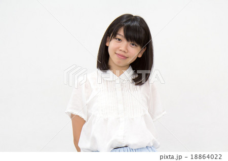 女子中学生 上半身 女子中学生 上半身 18864022