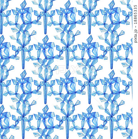 Watercolor  fntasy winter flowers 18865335