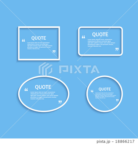 Quote frame outline 18866217