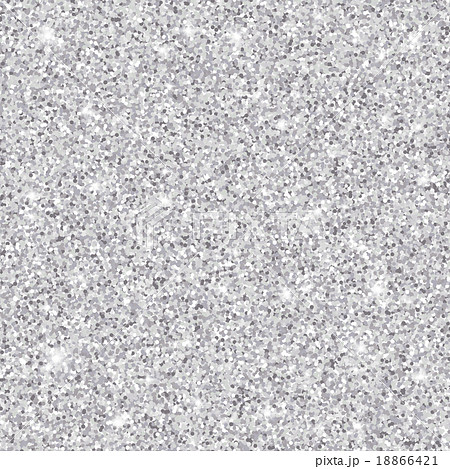 Silver Glitter Seamless Pattern Vector Textureのイラスト素材