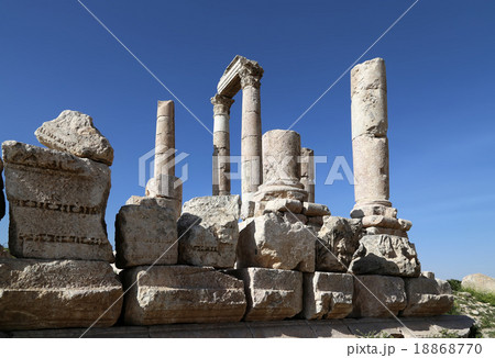 Temple of Hercules,  Citadel Hill, Amman, Jordan 18868770