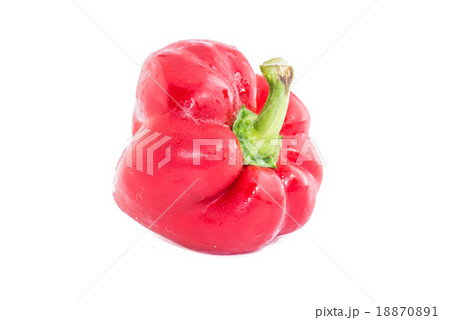 Sweet bell pepper isolated on white background Sweet bell pepper isolated on white background 18870891