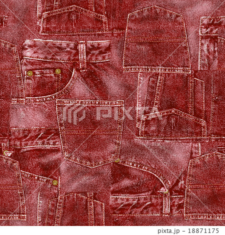 デニム素材パッチワーク 18871175