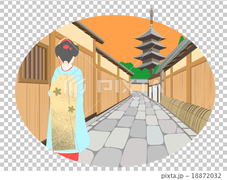 京都路地夕 18872032