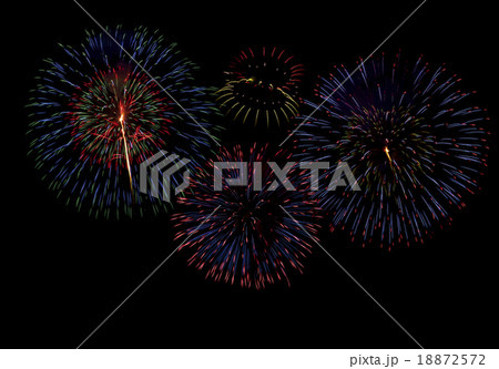 fireworks isolated on black background 18872572