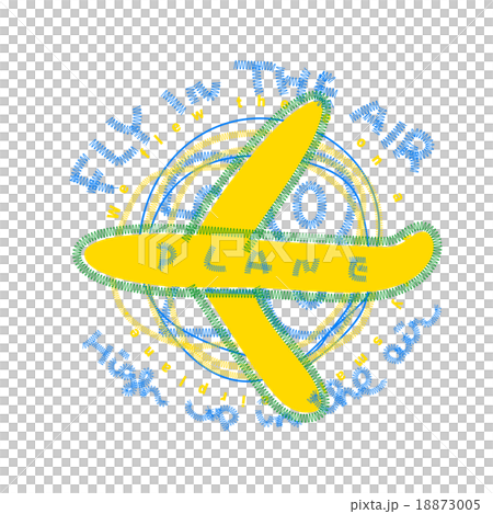 手書き風飛行機のイラスト 18873005