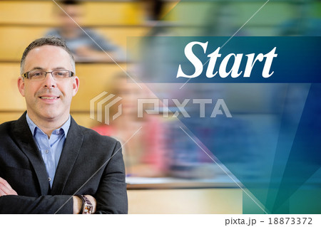 Start against elegant teacher with students sitting at lecture h Start against elegant teacher with students sitting at lecture h 18873372