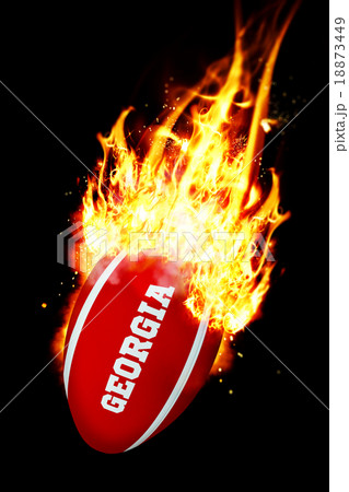Composite image of georgia rugby ball Composite image of georgia rugby ball 18873449