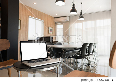 Interior conference room, meeting room, boardroom 18876813