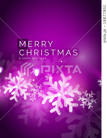 Holiday purple abstract background, winter 18877802
