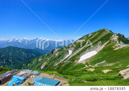 北アルプス　唐松岳 18878385