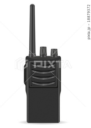 walkie-talkie communication radio vector 18879372