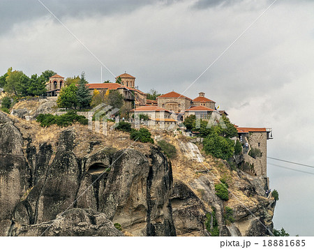 cliffs with monasteries of Meteora in Greece cliffs with monasteries of Meteora in Greece 18881685