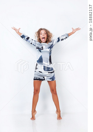 Beautiful girl in studio Beautiful girl in studio 18882137