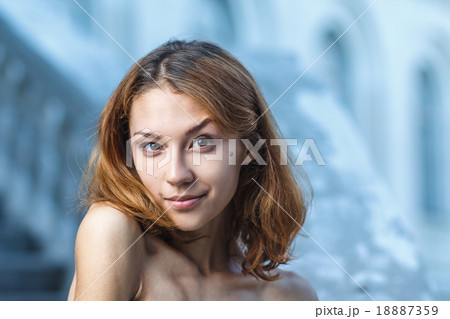 Fashion portrait shoot of a beautiful teen girl  18887359