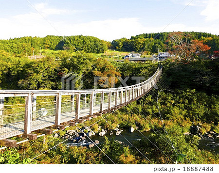 原尻の滝　滝見橋 18887488