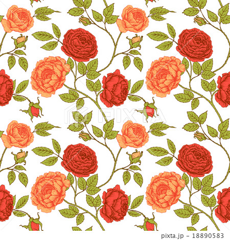 Vector floral pattern 18890583