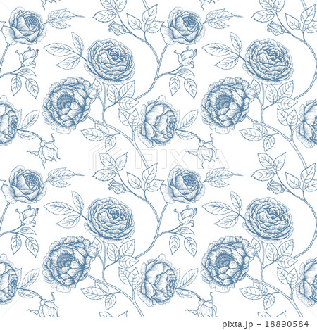 Vector floral pattern Vector floral pattern 18890584