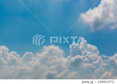 Beautiful bright sky and white clouds for backgrou Beautiful bright sky and white clouds for backgrou 18891973