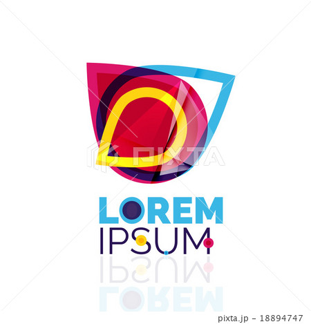Logo, abstract geometric business icon 18894747