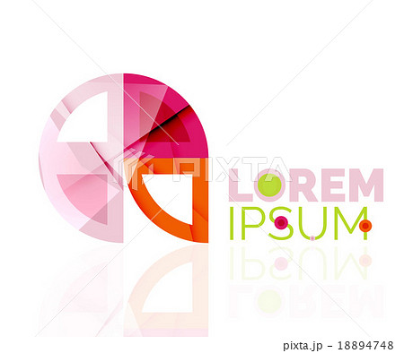 Logo, abstract geometric business icon Logo, abstract geometric business icon 18894748