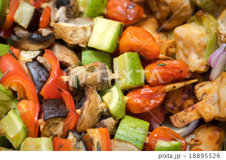 Vegetable skewers Vegetable skewers 18895526