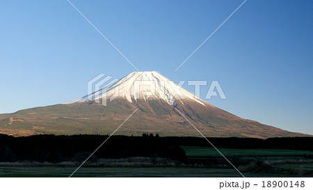 ふともっぱらからの富士山夕日 18900148