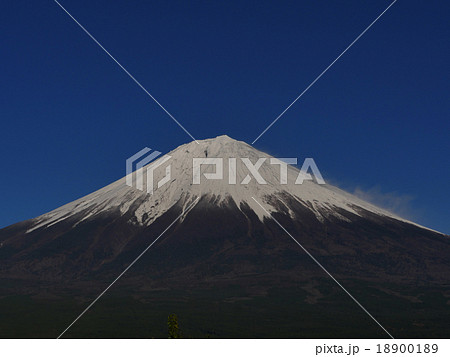 白糸の滝付近からの富士山夕日 白糸の滝付近からの富士山夕日 18900189