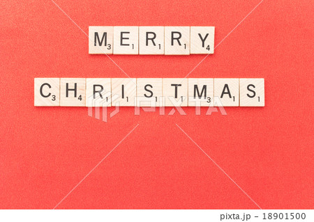 スクラブル文字：MERRY　CHRISTMAS 18901500