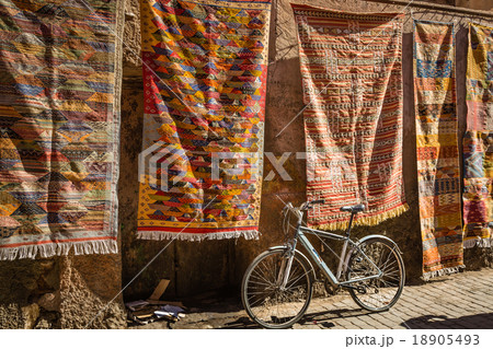 Bike and carpets 18905493