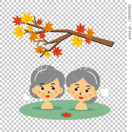 温泉とミドル女性 18905660