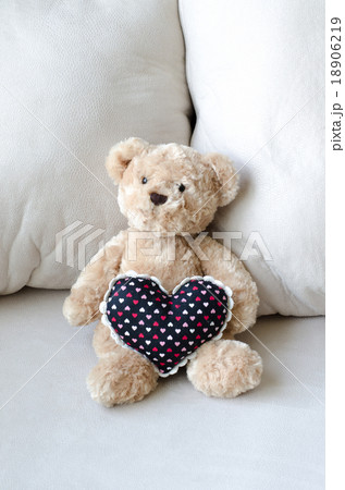 Dolly bears Lonely on sofa in living room Dolly bears Lonely on sofa in living room 18906219
