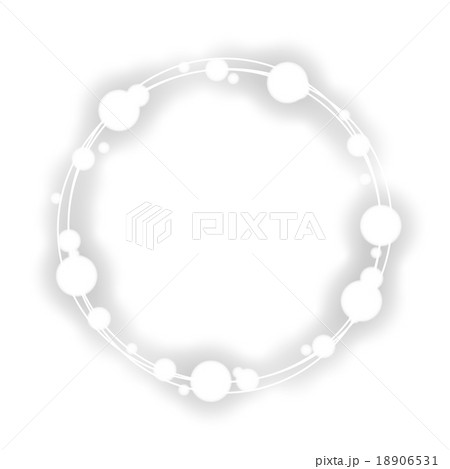 ほわほわモノローグ 正円3 ランダムのイラスト素材