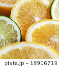 Sliced citrus fruits background 18906719