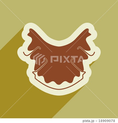 Icon of dental caries in flat style 18909078