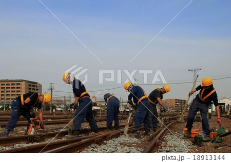 軌道工事 18913144