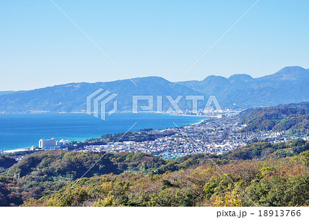 湘南平から見た大磯方面 18913766