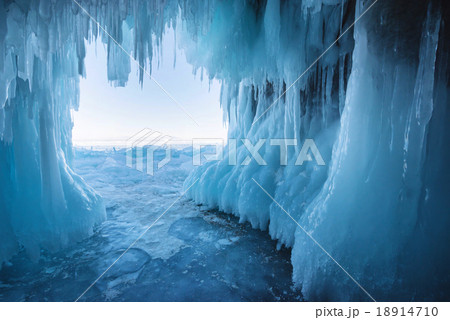 The ice cave, Lake Baikal in winter 18914710