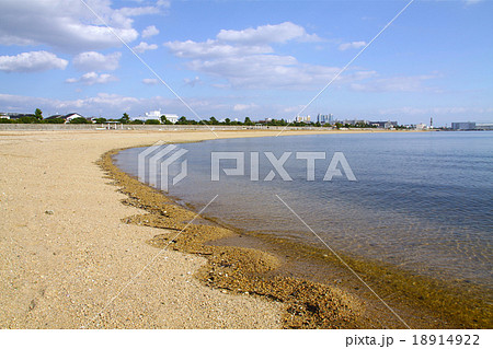 甲子園浜 兵庫県立甲子園浜海浜公園 兵庫県西宮市の写真素材