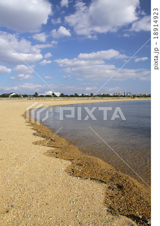 甲子園浜 兵庫県立甲子園浜海浜公園 兵庫県西宮市の写真素材